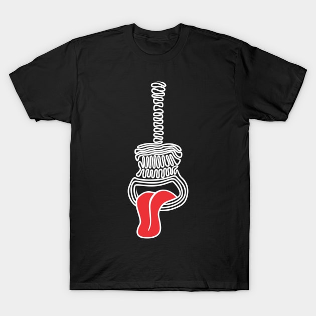 Tired Guitar T-Shirt by dihart